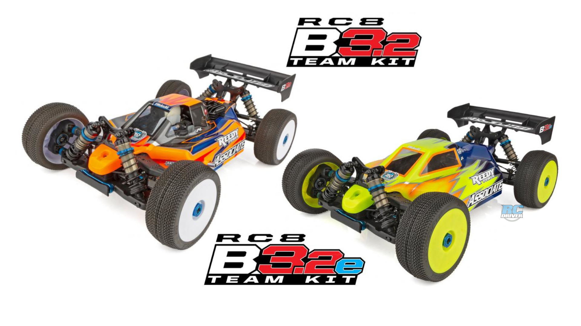 New Team Associated parts for RC8B3.2 & RC8B3.2e 