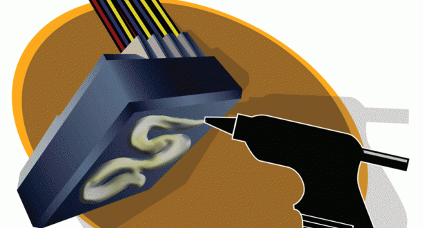 Mount It With Hot Glue