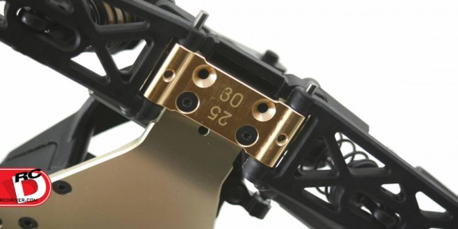 Revolution Design Racing Products - RB6 32G Brass Front Suspension Block _1 copy