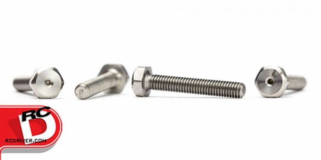 AVID RC Titanium Lower Shock Screws for TLR 8IGHT Buggy