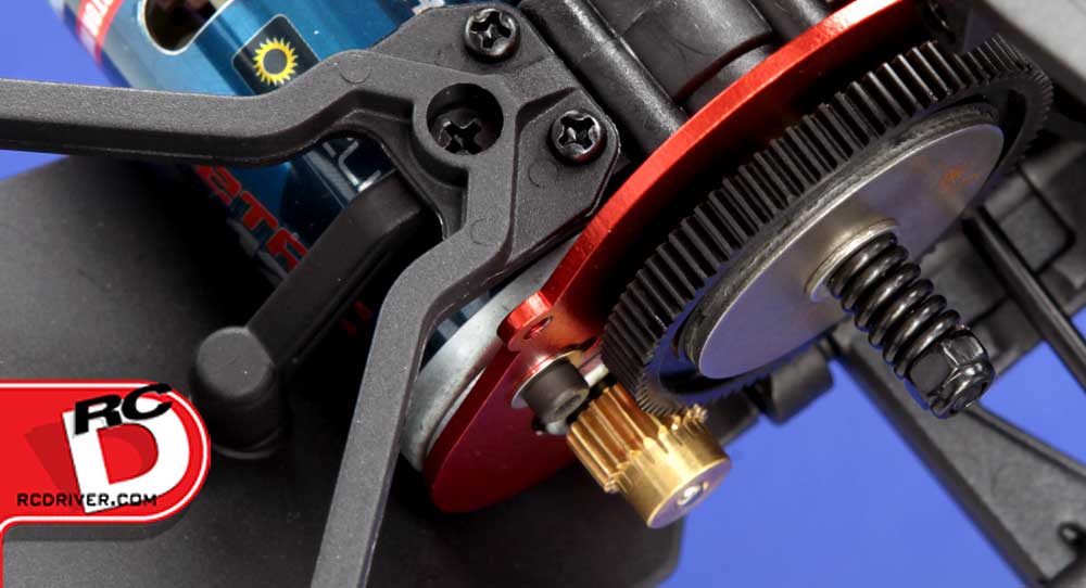 The Volition comes with extremely durable 48 pitch gears and a slipper