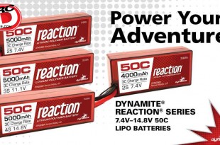 Dynamite - 50C Reaction LiPo Battery Packs