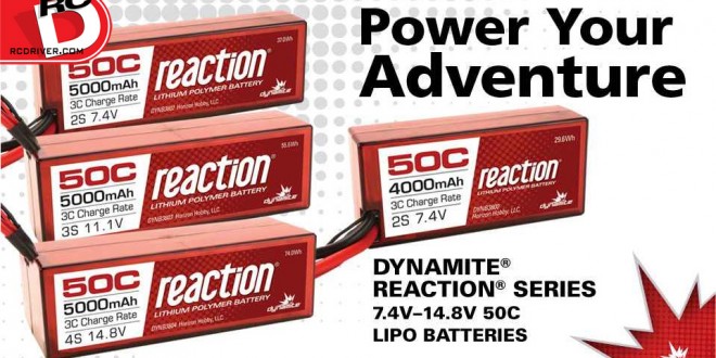 Dynamite - 50C Reaction LiPo Battery Packs