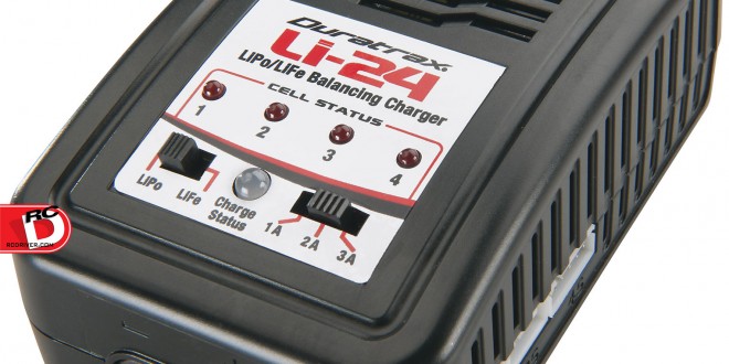 Duratrax - Li-24 2S-4S Balancing Charger with Traxxas Plug copy