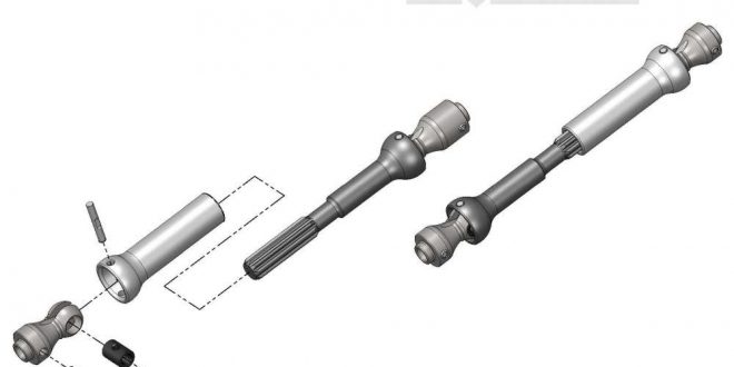 MIP - Spline CVD Center Drive Kit for the Axial SCX10 with 12.3” Wheelbase