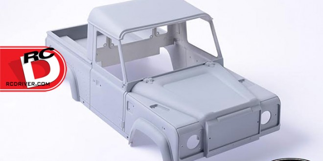 RC4wd - Land Rover Defender D90 Pick Up Truck Hard Plastic Body Kit copy