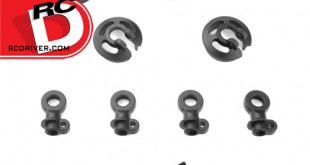TeknoRC - Locking Shock Rod Ends and Spring Perch Set copy
