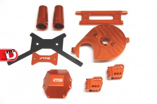 STRC - Orange anodized parts for Axial Yeti