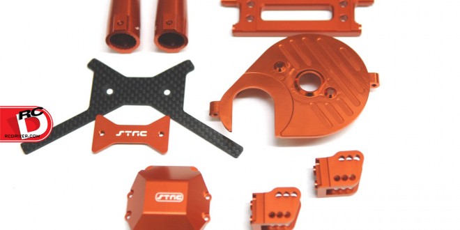 STRC - Orange anodized parts for Axial Yeti