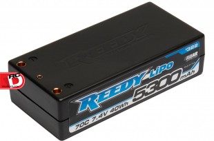 Team Associated - Reedy 5300mAh 70C 7.4V Shorty Competition LiPo Battery