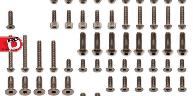 Team Associated - RC8B3 Factory Team Upper Titanium Screw Set copy