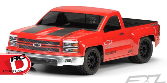 Pro-Line - Chevy Silverado Pro-Touring Clear Body for Short Course Trucks copy