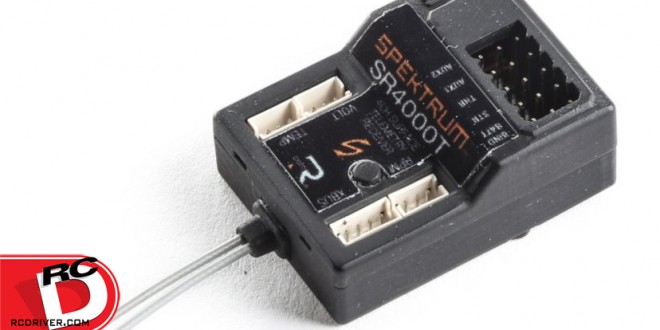 Spektrum - SR4000T 4-Channel DSMR Slim Receiver with Telemetry copy