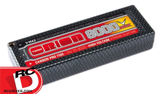 Team Orion - Carbon Pro V-Max 110C Outlaw HV Racing LiPo Packs copy