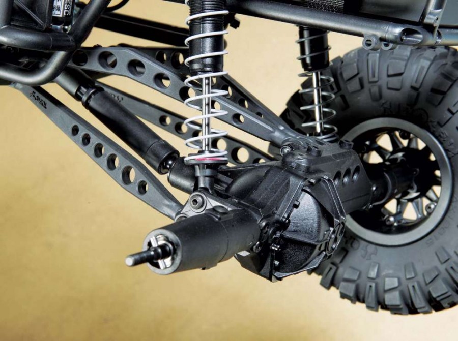 axial wraith long travel suspension
