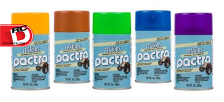 Testors - Pactra RC Lacquer Sprays Available in 19 Colors plus a White Fluorescent Overcoat copy