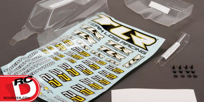 Team Losi Racing - Ultra Light Weight Body and Wing for the 22 3