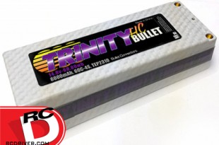 Trinity - White Carbon 4 Cell, 6000mAh Bullet Pack copy