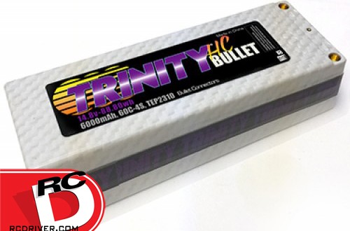 Trinity - White Carbon 4 Cell, 6000mAh Bullet Pack copy