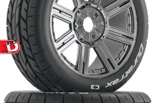 Duratrax - Bandito Buggy Tire C3 Mounted Spoke Black Chrome copy