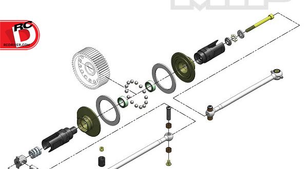 MIP - Roller Pucks Bi-Metal Drive System for the TLR 22 3