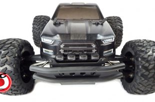T-Bone Racing - XV4 Front Bumper with LED Lights for the Big Rock _1 copy