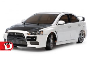 Tamiya - Mitsubishi Lancer Evolution X (TT-02D chassis) drift spec copy
