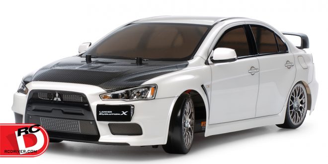 Tamiya - Mitsubishi Lancer Evolution X (TT-02D chassis) drift spec copy