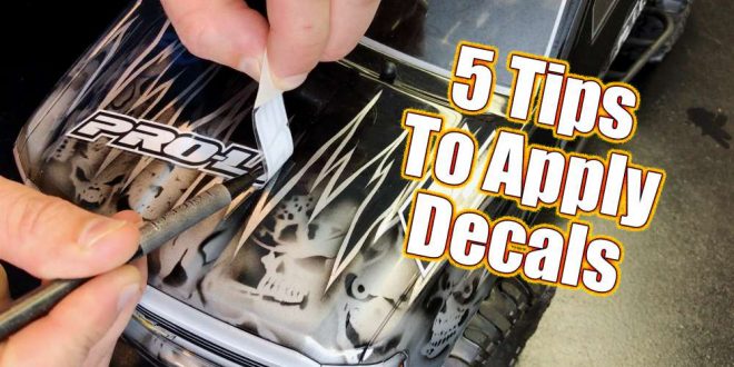 5 Techniques To Apply Decals