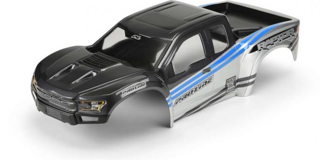 Pre-Painted Pre-Cut 2017 Ford F-150 Raptor Body (Gray Blue)