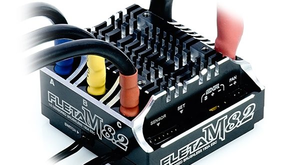 FLETA M8.2 Competition 18th Scale Brushless ESC 180A Black