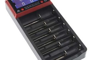 6-Bay Battery Charger