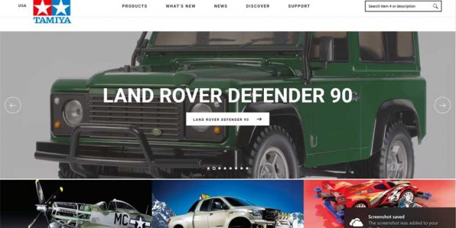 Tamiya America Website