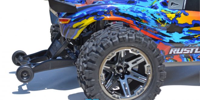 RPM Wheelie Bar Mount for Rustler 4x4