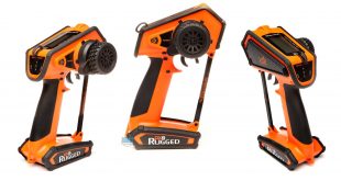 Spektrum DX5 Rugged DSMR transmitter, orange special edition