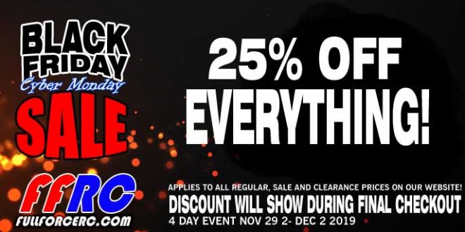 Fullforce RC Black Friday/Cyber Monday Sale