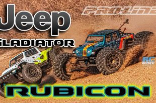 Pro-Line Jeep Gladiator Rubicon Clear Body for SC and 1:8 MT