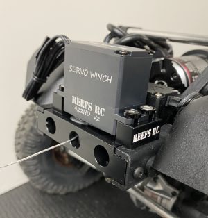 Reef's RC winch bumper mount for the Redcat Gen8 trail truck
