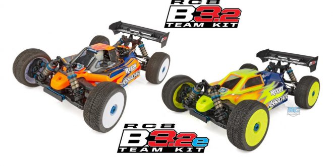New Team Associated parts for RC8B3.2 & RC8B3.2e