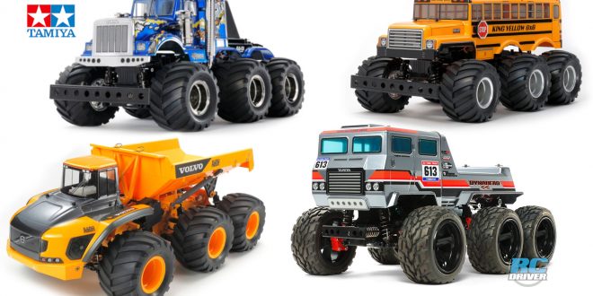Tamiya 6x6 truck lineup