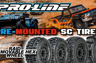 Pro-Line Pre-mounted SC Tires | Raid 6x30 Removable Hex System