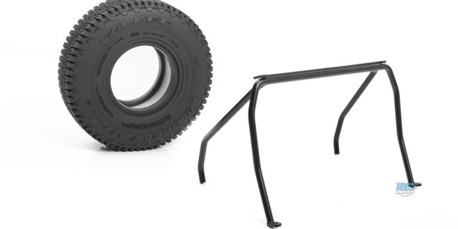 RC4WD Falken Wildpeak tires and Headache Rack