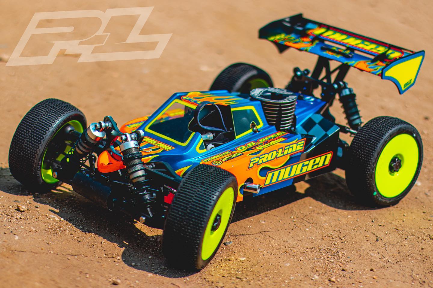 Pro-Line Racing 1/8 Axis Clear Body MBX8 & MBX8 Eco with LCG Battery 