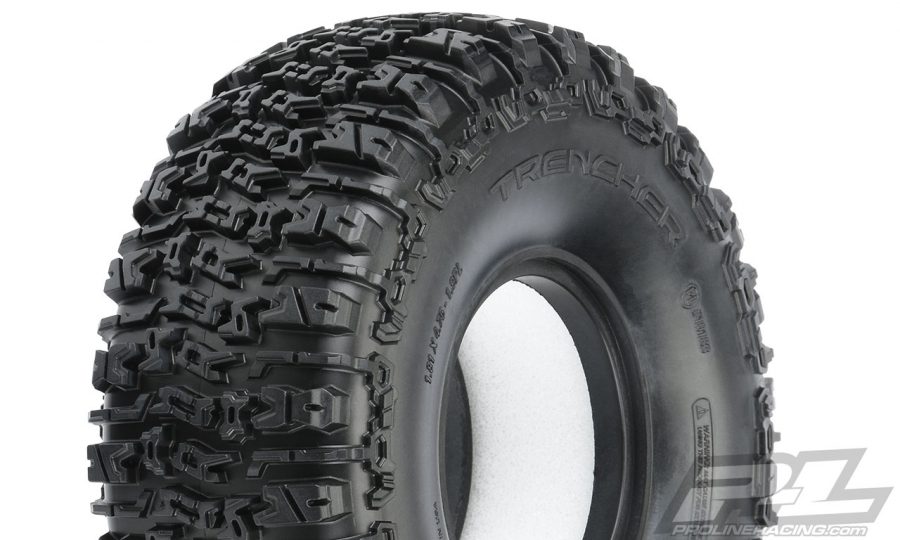 Pro-Line Carbine Dually Wheels & Trencher rock crawling tires