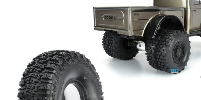 Pro-Line Carbine Dually Wheels & Trencher rock crawling tires