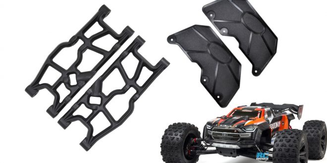 RPM Rear A-arms and mud guards for Arrma Kraton 8S