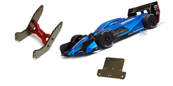 STRC High Downforce Wing Support & Steering Bellcrank for Arrma Limitless