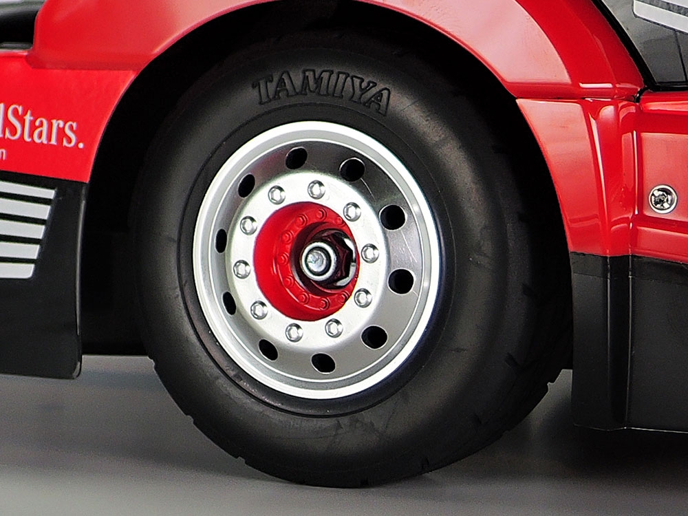 Porty tensora cinturón Naranja rueda de repuesto scale Truck Crawler Tamiya cc01 # rp0042or