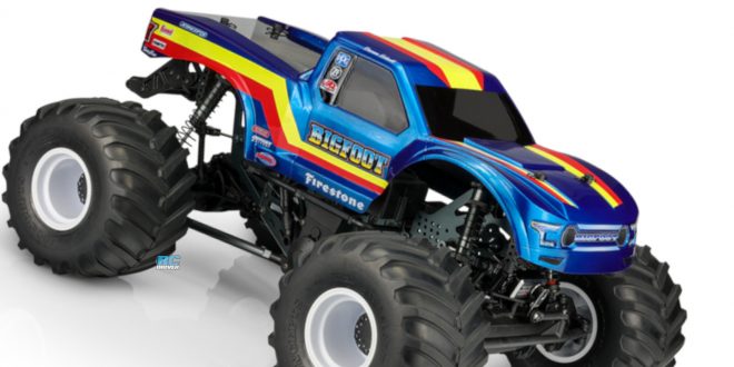 JConcepts 2020 Ford Raptor With Bigfoot 19 Racer Stripe