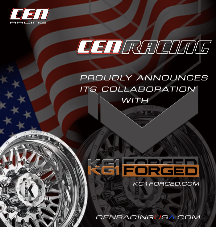 CEN Racing Announces New Collaboration With KG1 FORGED Wheels